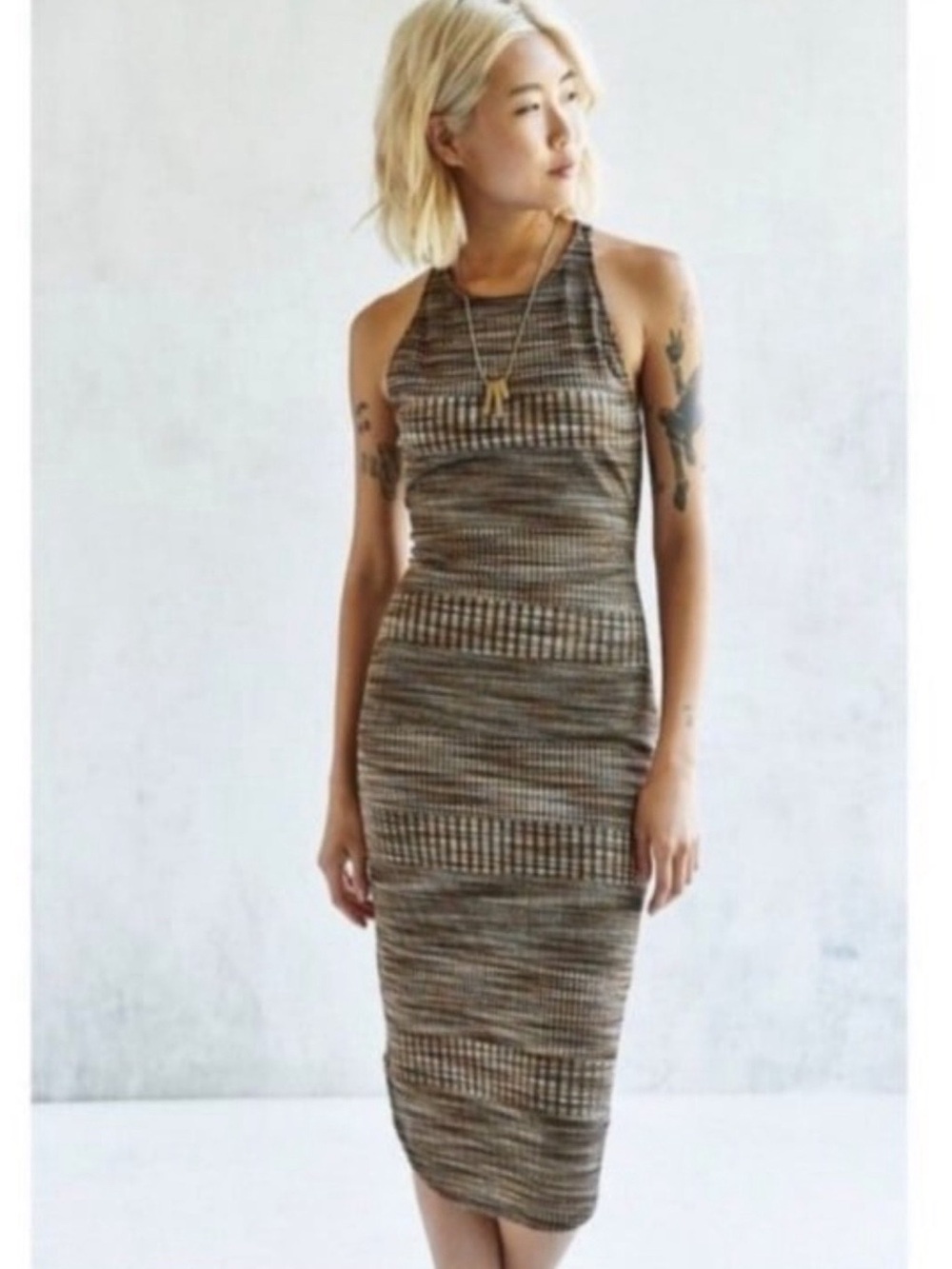 Urban Outfitters Ecote Spacedye Bodycon Dress